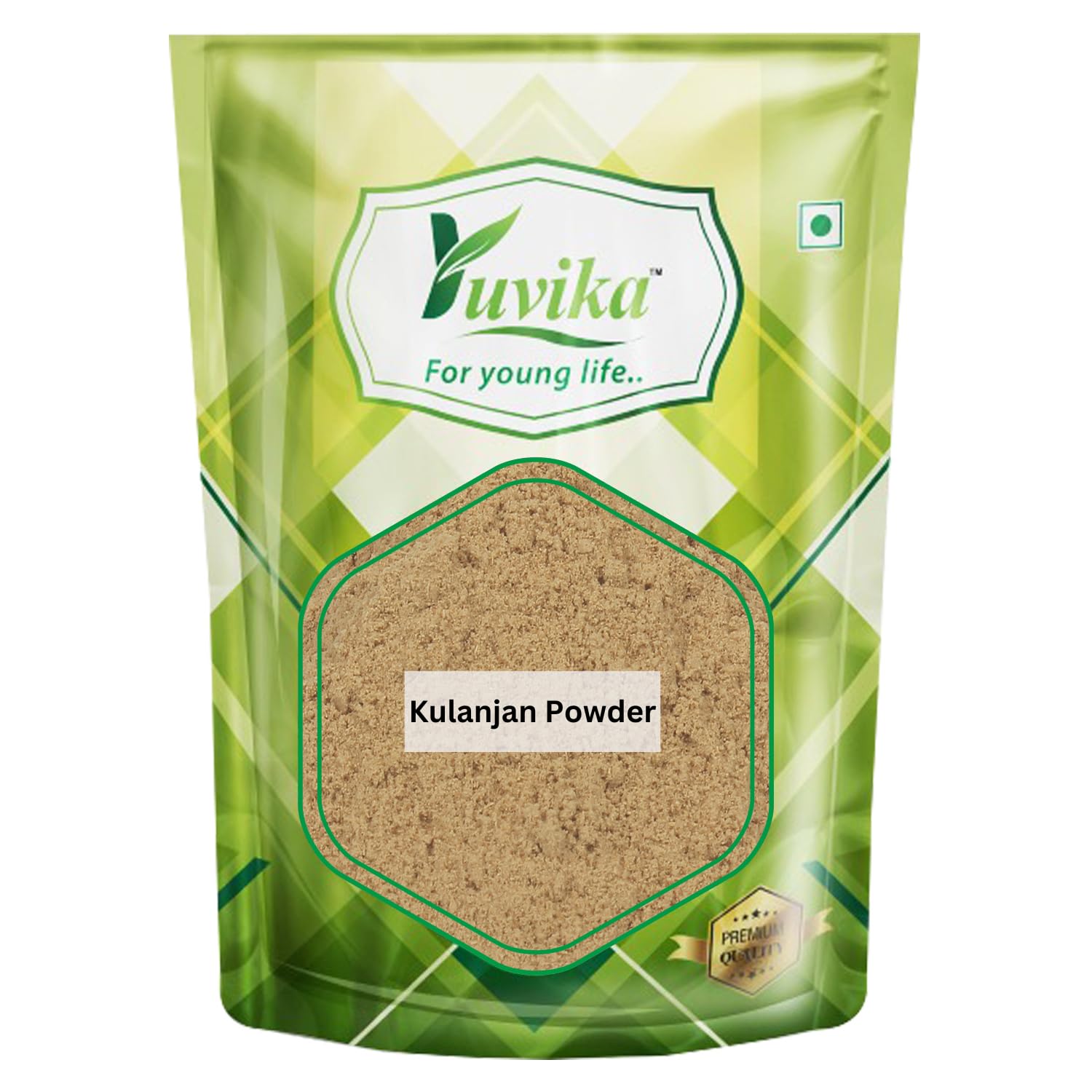 Front pack of Yuvika Kulanjan Powder 100 g from India