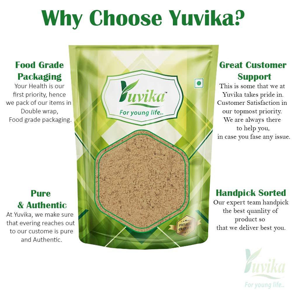YUVIKA Kulanjan Powder - Kulinjan - Paan Root - Alpinia Galanga Wild - Siamese Ginger - Thai Ginger Powder 100 Grams – view 3