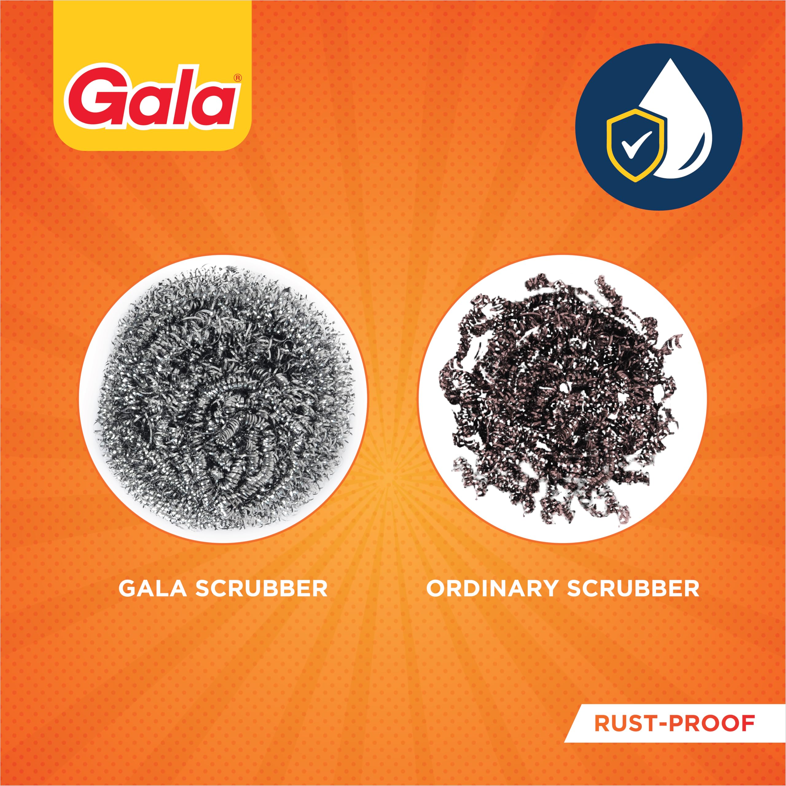 Gala Steel Scrubber Combo Set (Pack of 6) – view 2