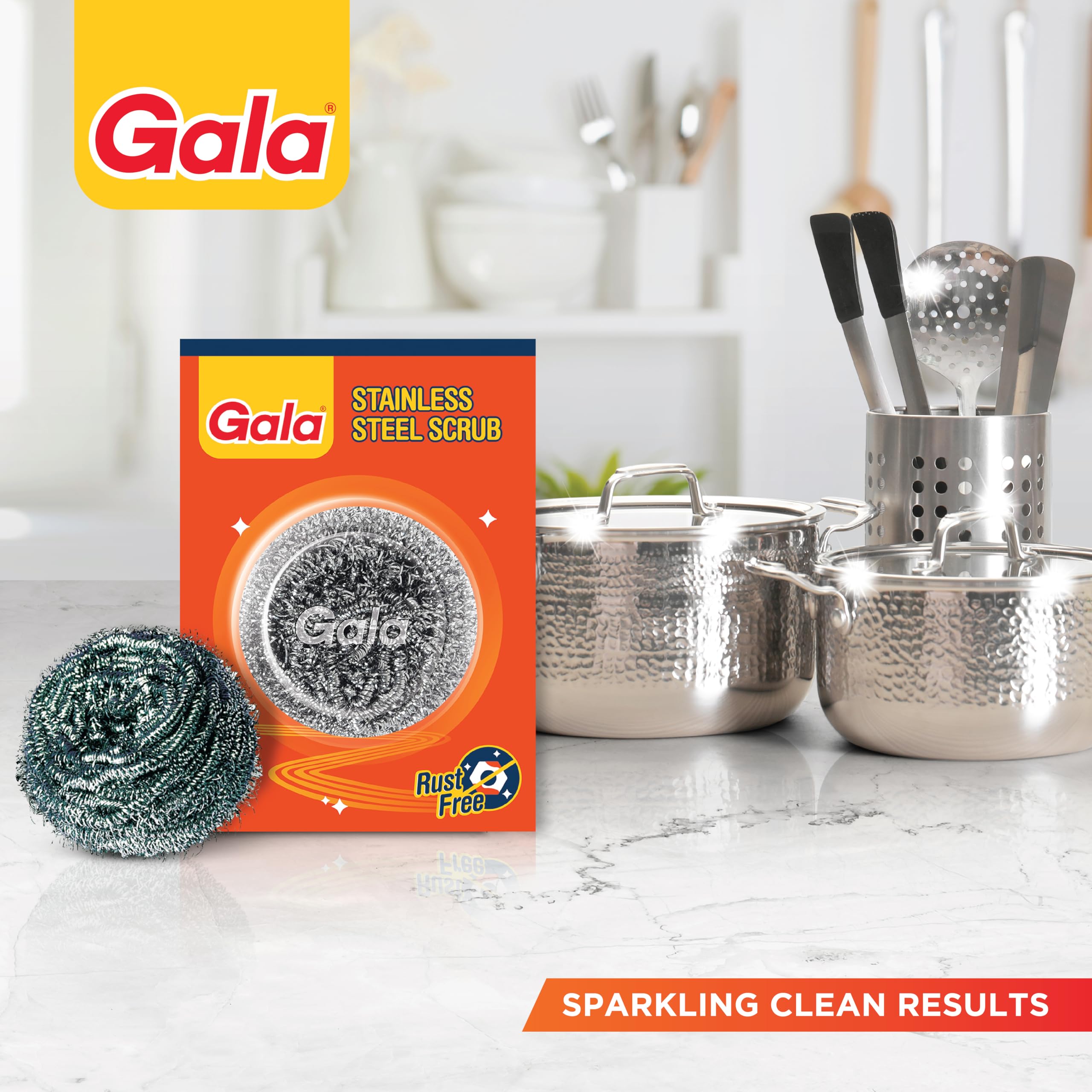 Gala Steel Scrubber Combo Set (Pack of 6) – view 5