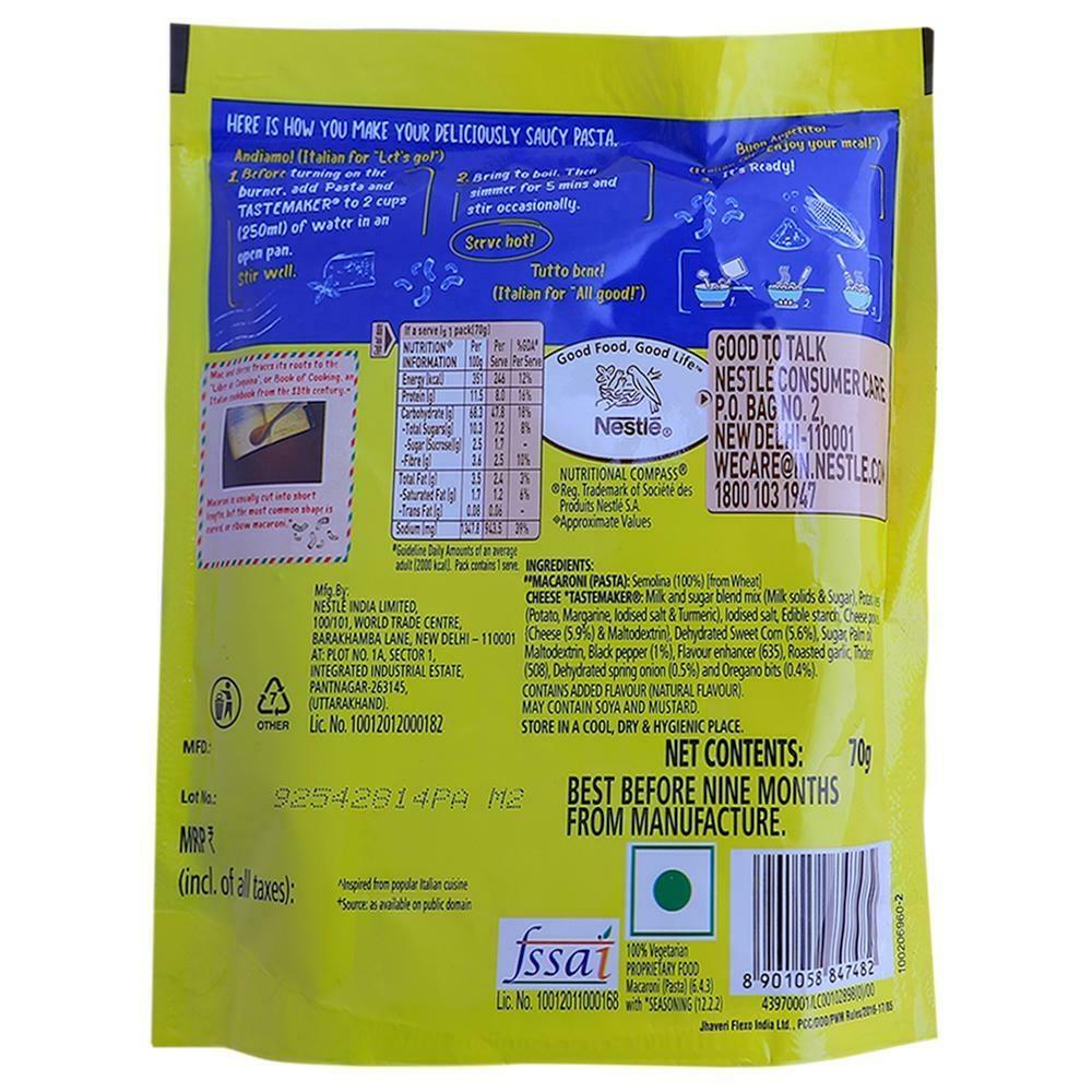 Maggi Cheese Macaroni Instant Pazzta 70 G – view 2