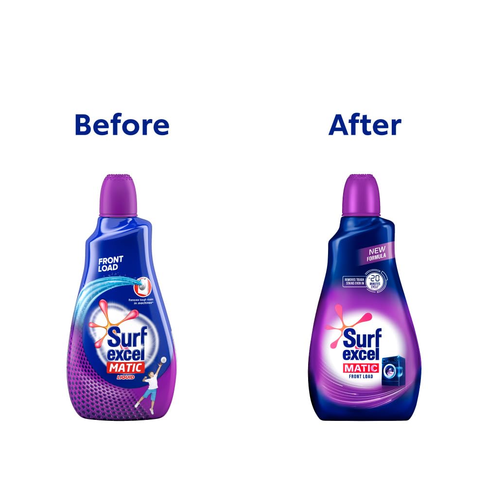 Surf Excel Matic Front Load Liquid Detergent 1L – view 3