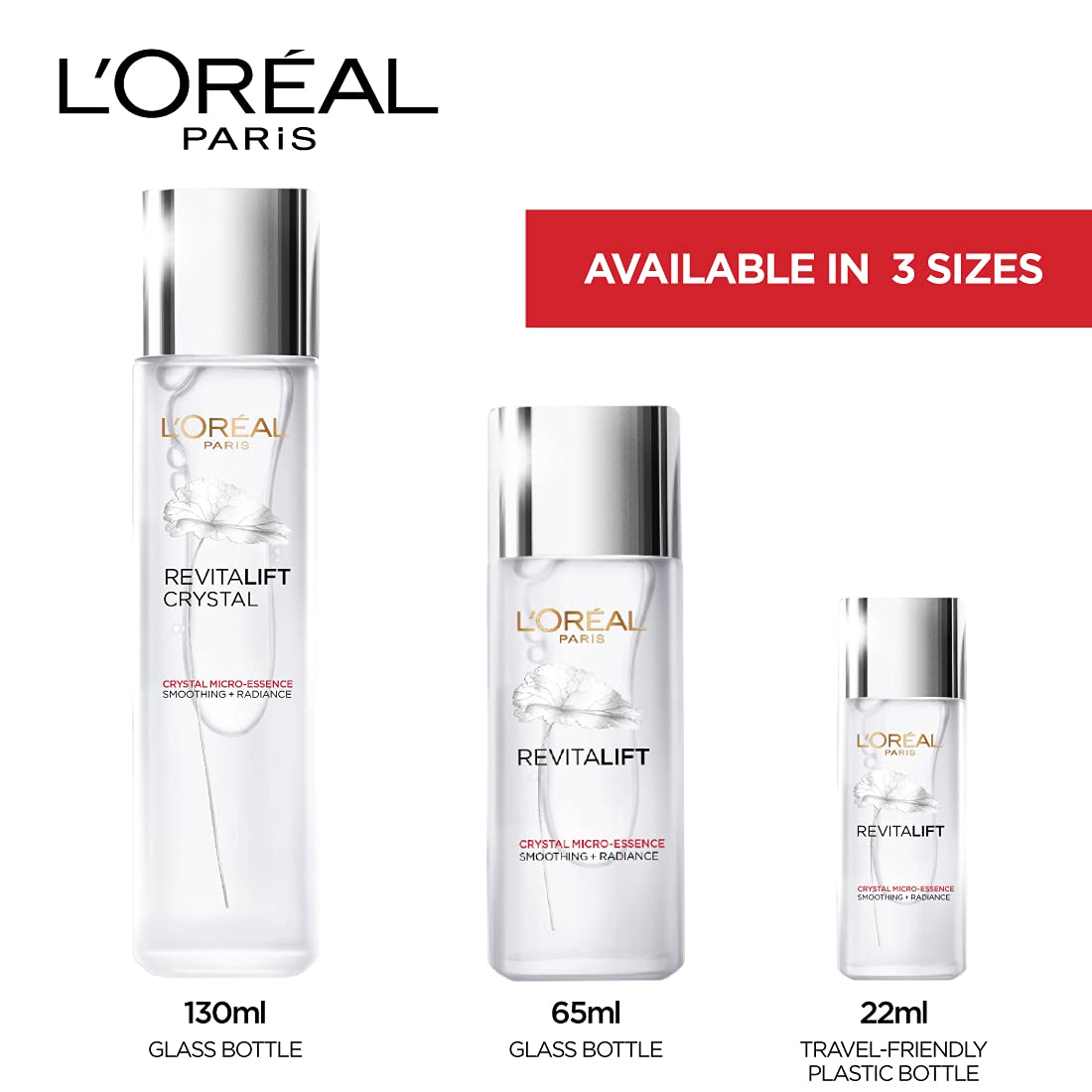 L'Oreal Paris Revitalift Crystal Micro-Essence, Ultra-lightweight facial essence, With Salicylic Acid, For Clear Skin, 22ml – view 6