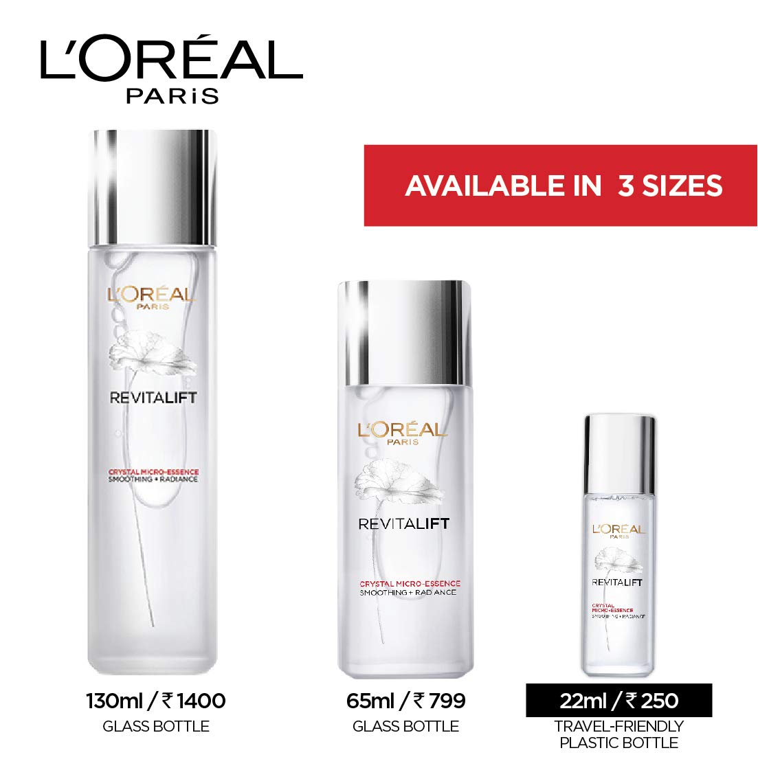L'Oreal Paris Revitalift Crystal Micro-Essence, Ultra-lightweight facial essence, With Salicylic Acid, For Clear Skin, 22ml – view 7