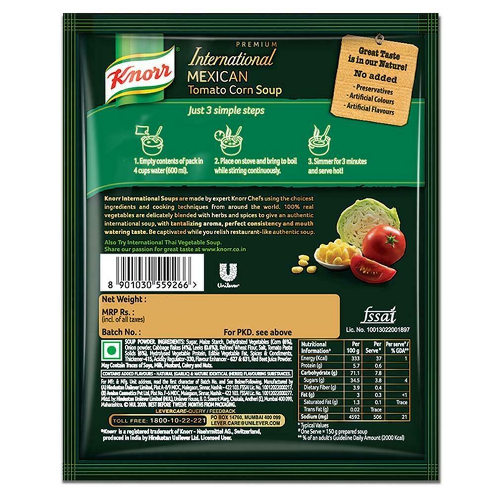 Knorr International Mexican Tomato Corn Soup 50 G – view 3