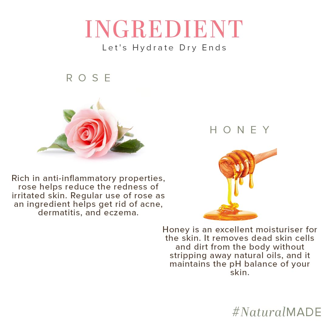 Khadi Natural Rose & Honey Body Wash – view 3