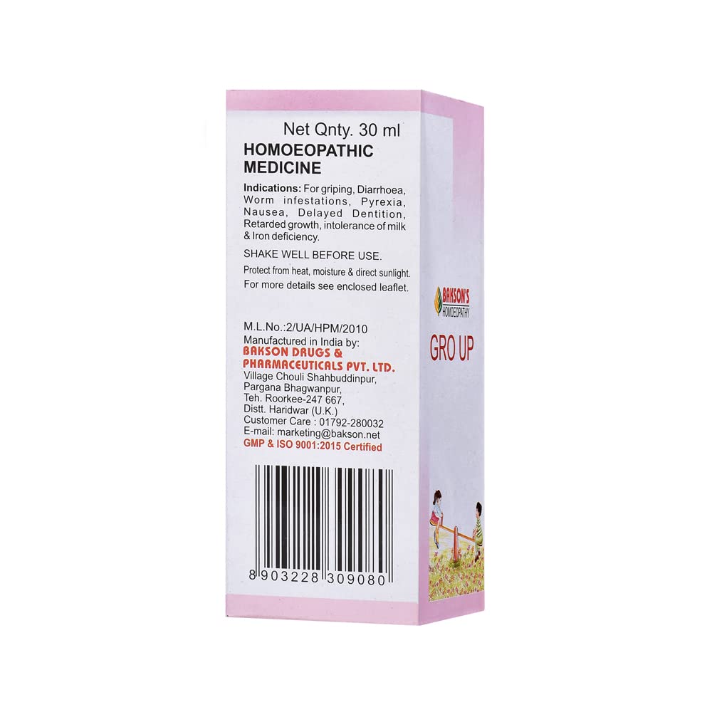 Dr. Bakshi's BAKSON'S HOMOEOPATHY Gro Up Drops 30 ml_Pack of 2 – view 3