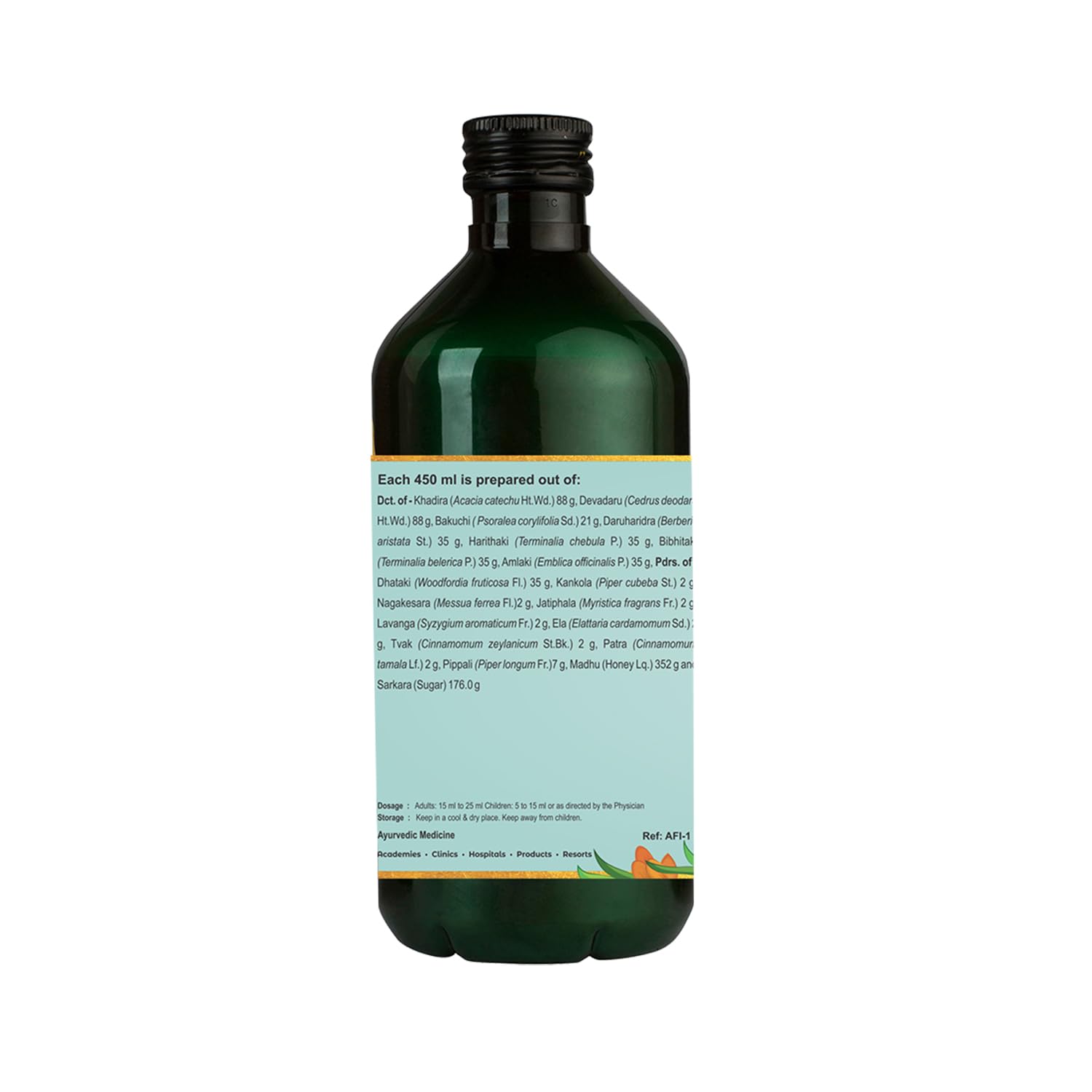 Kerala Ayurveda Khadirarishta 450ml – view 5