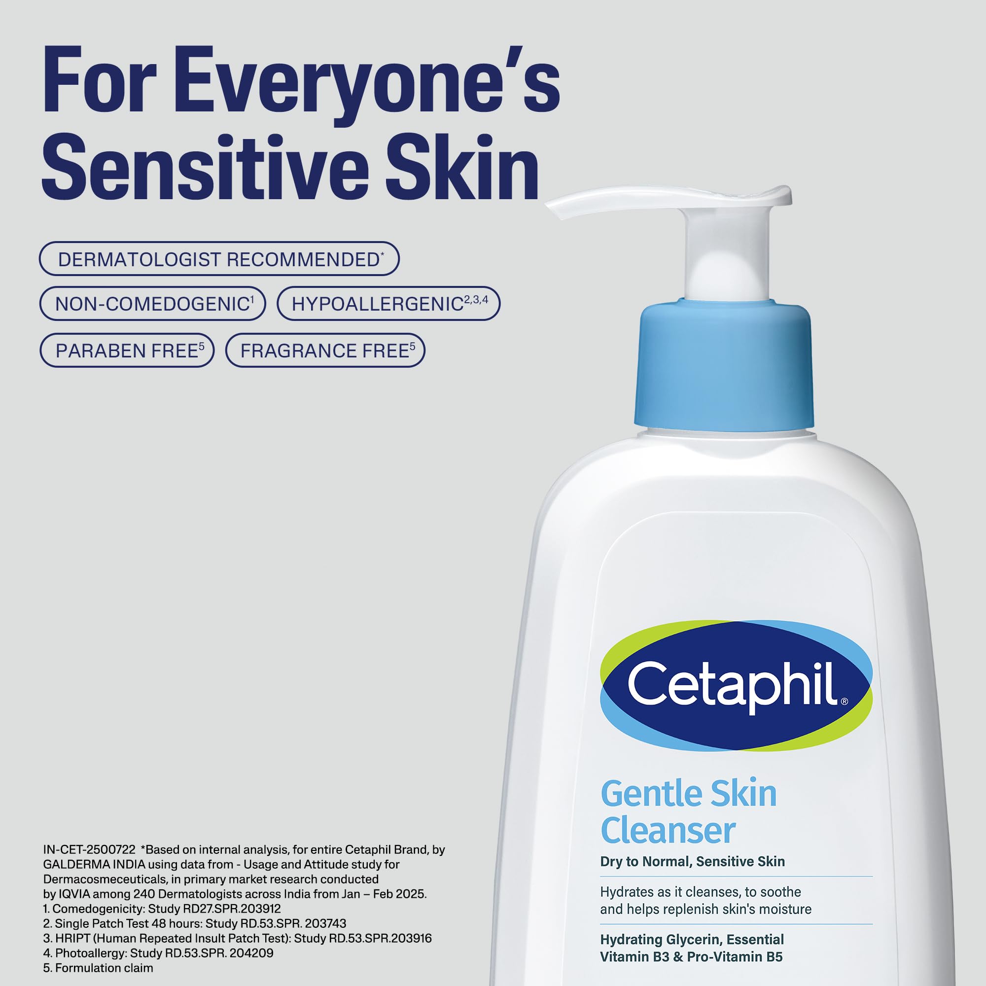 Cetaphil Gentle Skin Hydrating Face Wash 236ml, Paraben Free, Sulphate-Free Gentle Skin Hydrating Cleanser with Niacinamide, Vitamin B5 for Dry to Normal, Sensitive Skin – view 7