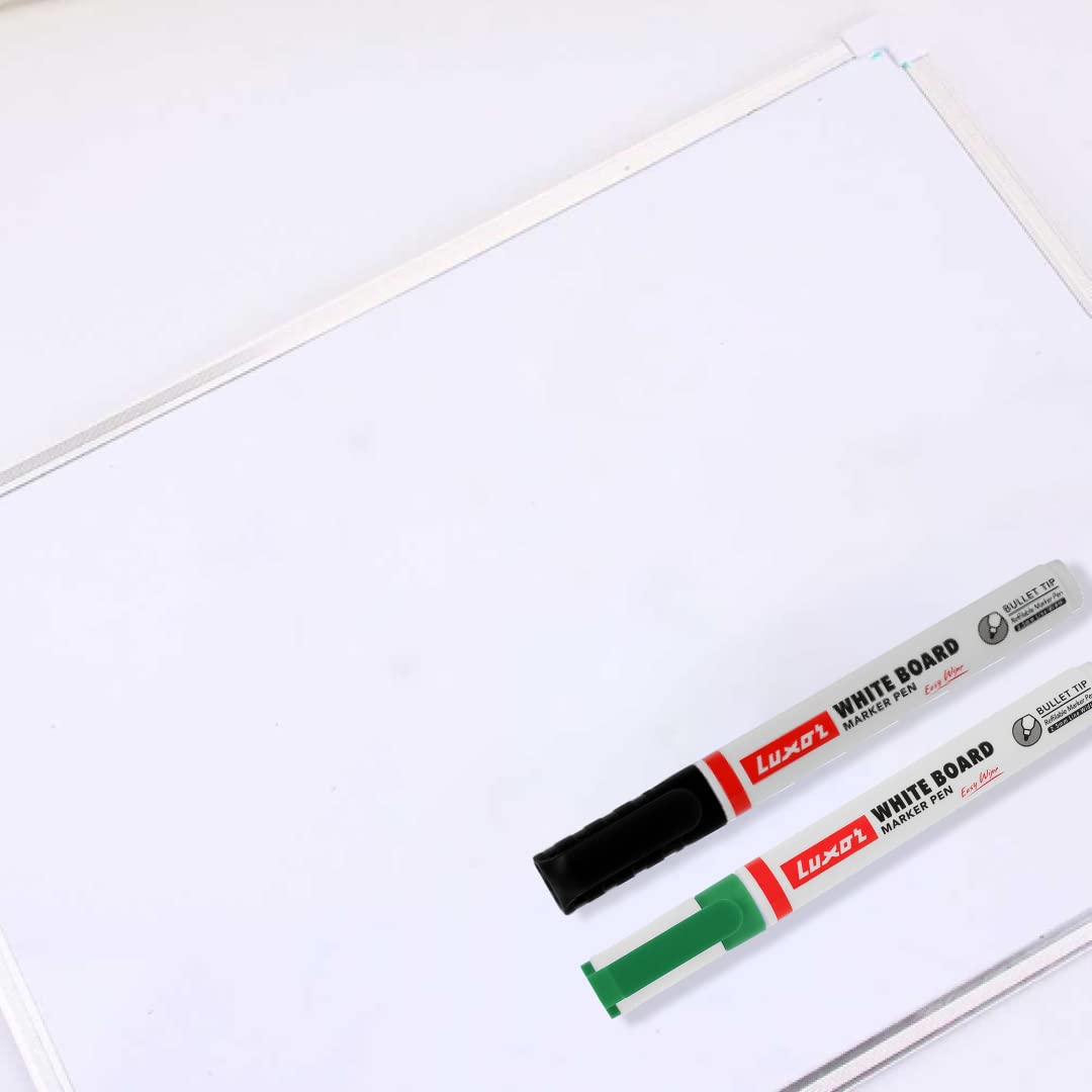 Luxor Whiteboard Marker Pen, Black - Pack of 10 - Perfect for Clear, Smooth Writing on Whiteboards – view 5