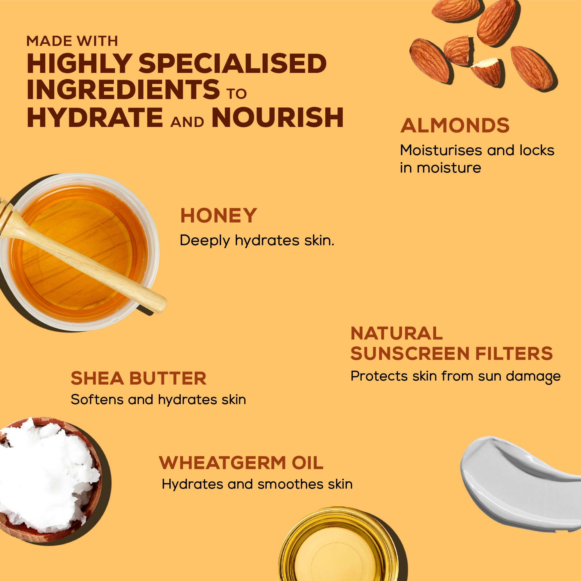 Joy Honey & Almonds Advanced Nourishing Lightweight Body Lotion 300ml x 2 – view 3