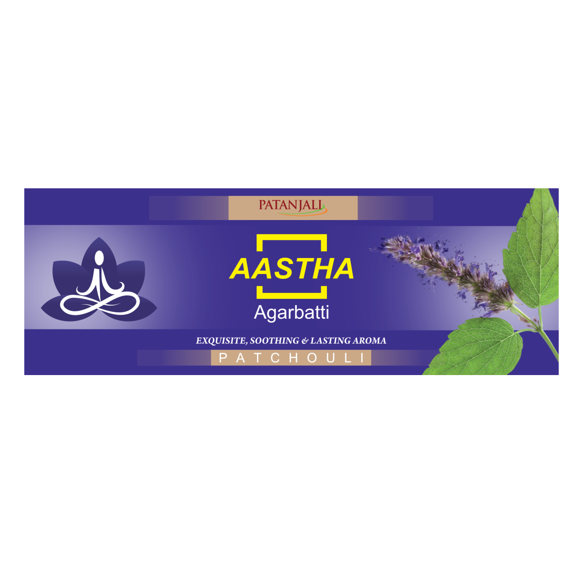 Aastha Agarbatti Patchouli 18 Stick 20 g – view 4