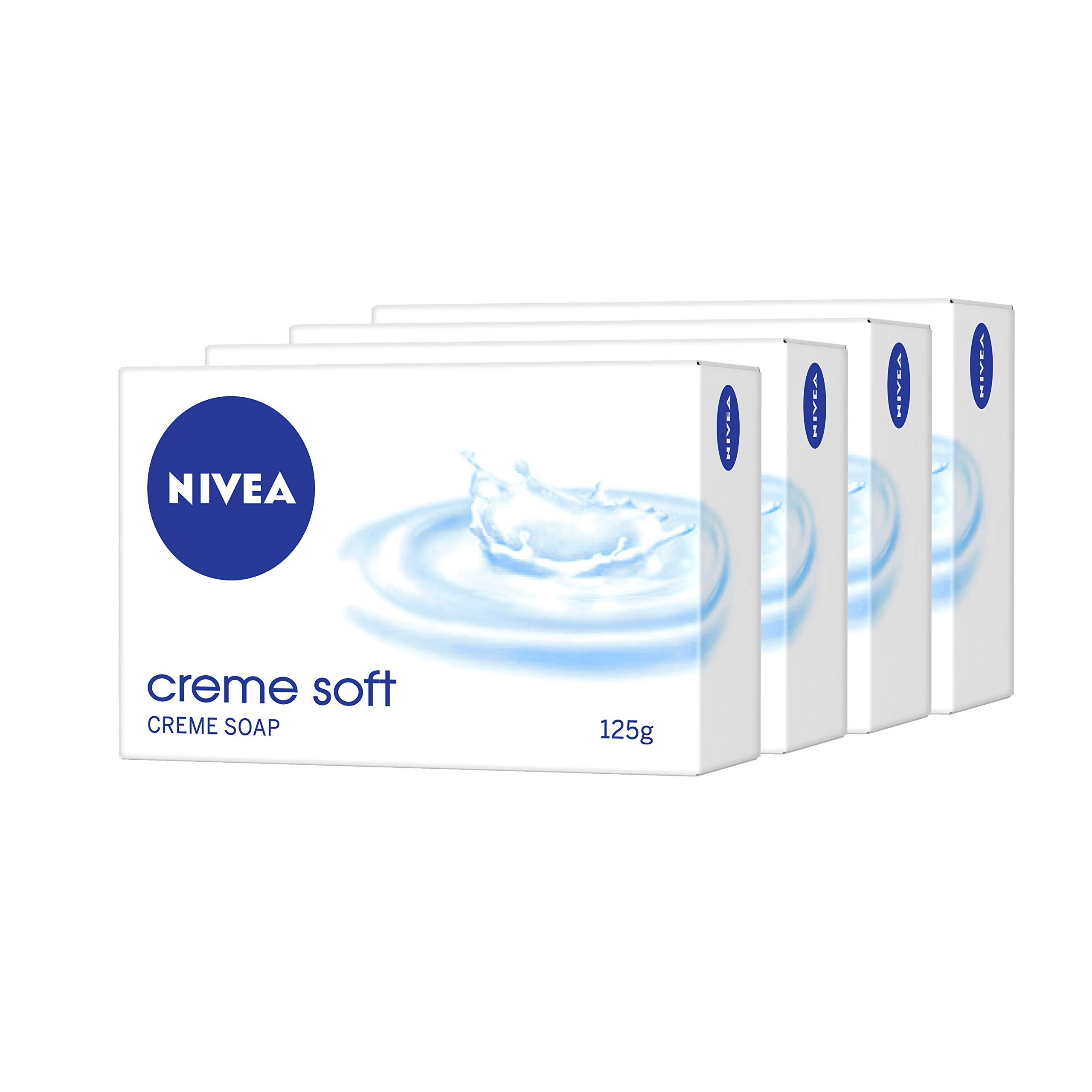 Boxed Nivea Creme Soft Soap bars for hands and body