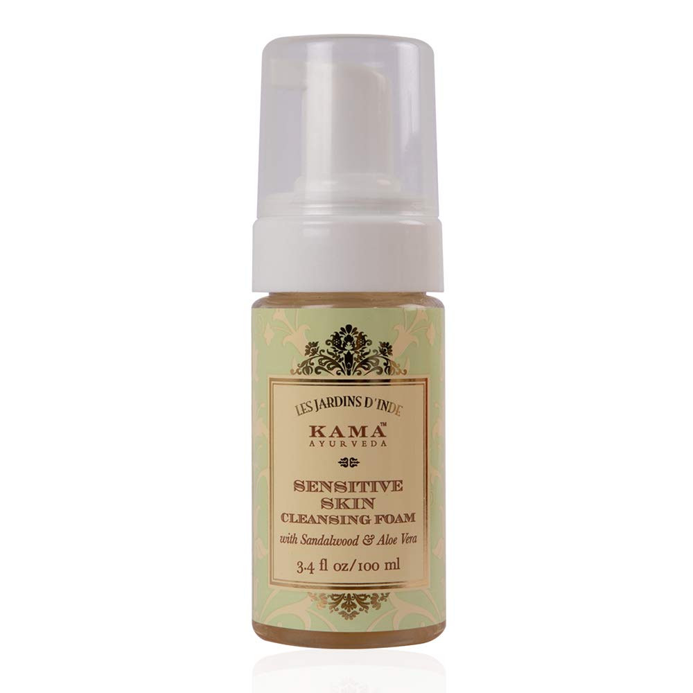 Kama Ayurveda foam face wash bottle for sensitive skin