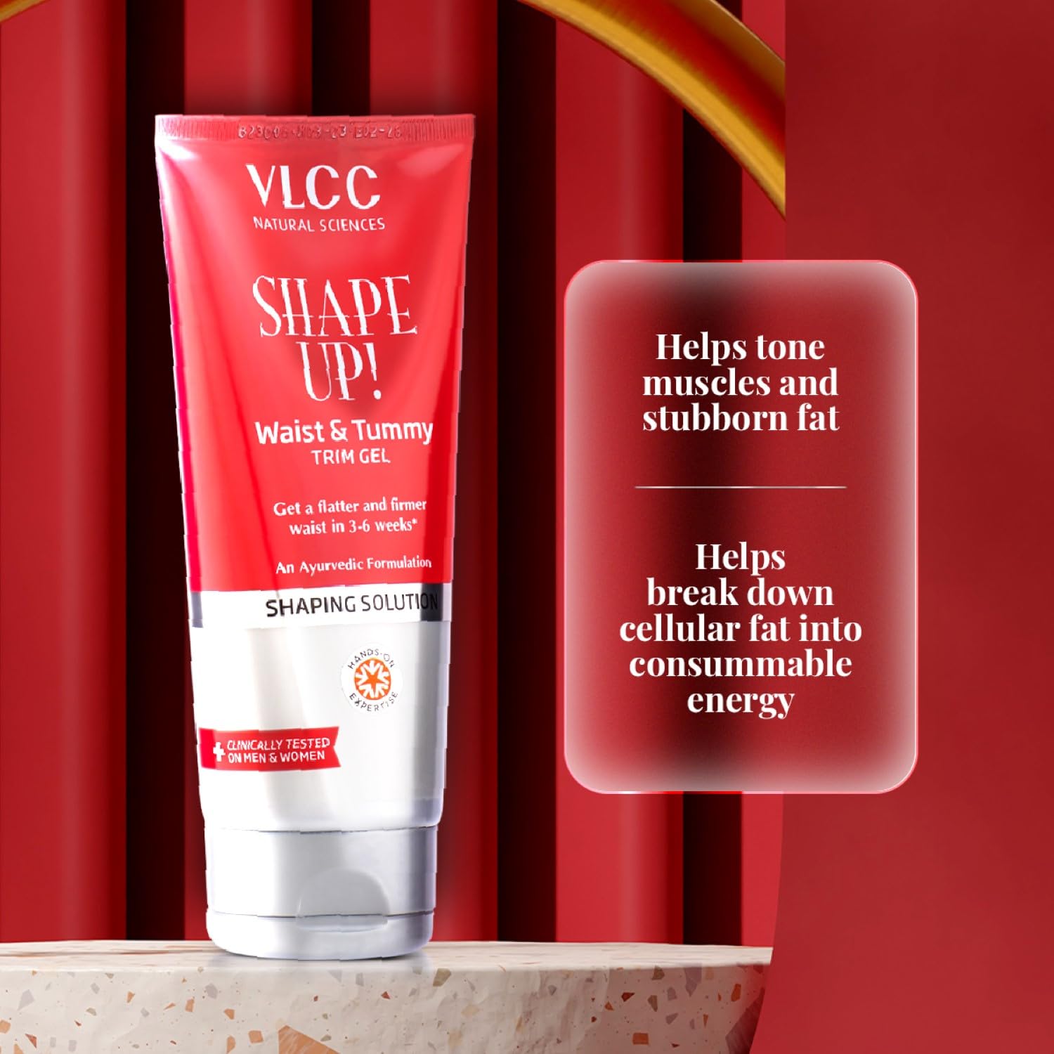 VLCC Shape Up Waist & Tummy Trim Gel - 200g – view 4