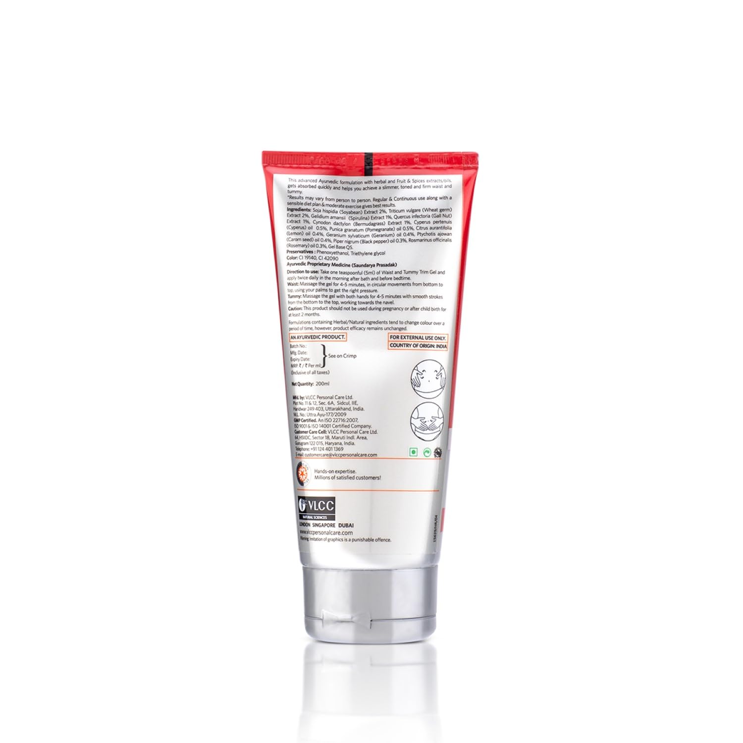 VLCC Shape Up Waist & Tummy Trim Gel - 200g – view 6
