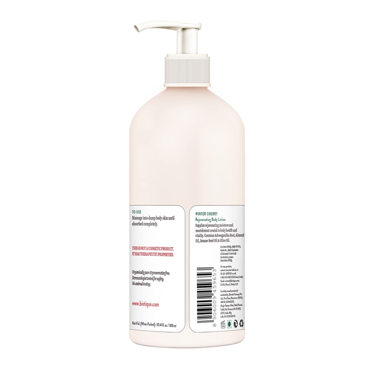 Biotique Winter Cherry Rejuvenating Body Lotion – view 2