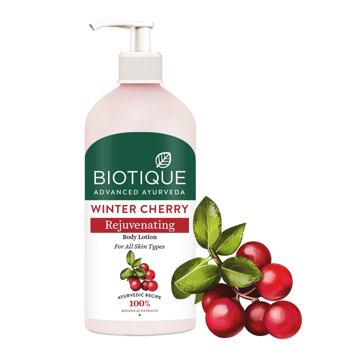 Biotique Winter Cherry Rejuvenating Body Lotion – view 3