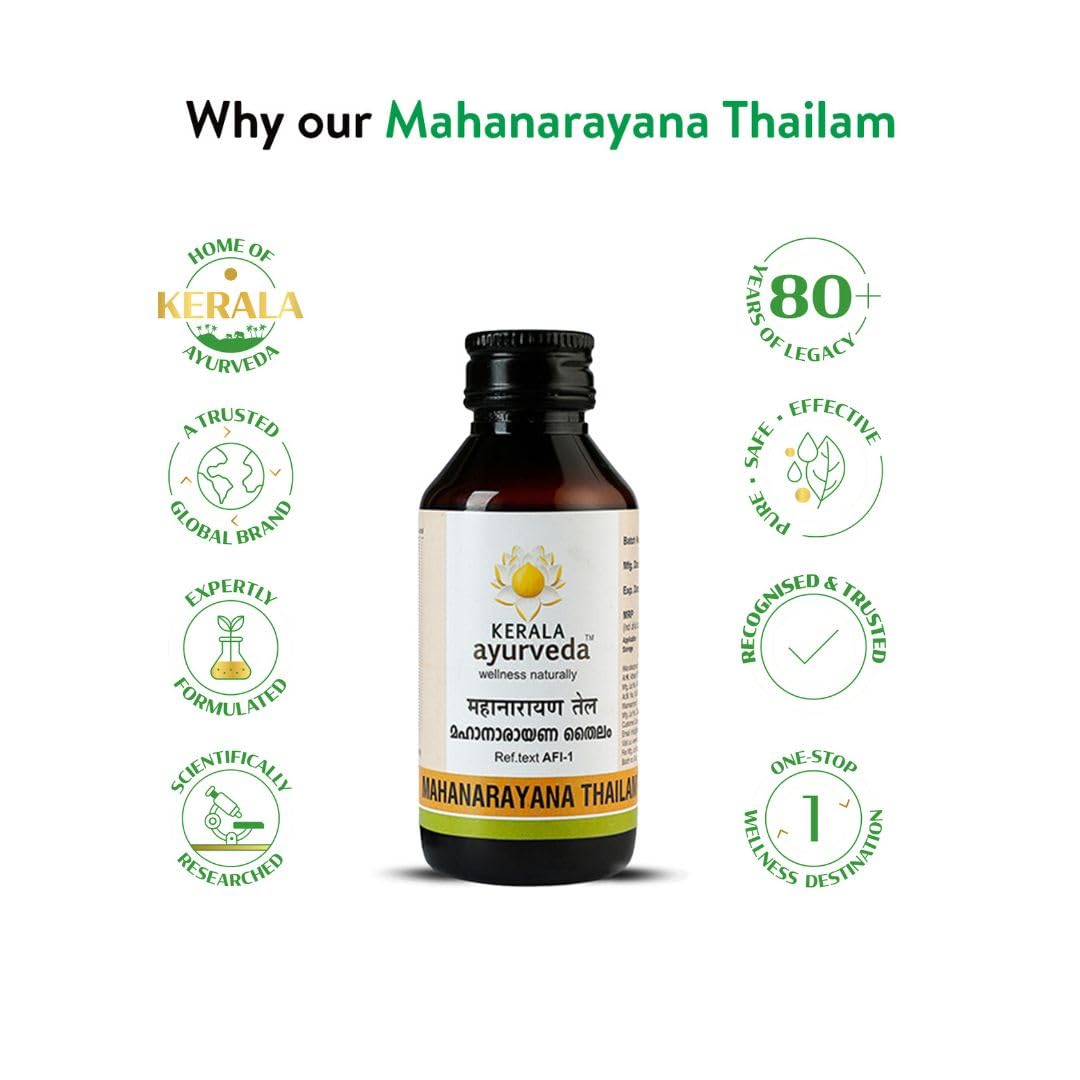 KERALA ayurveda Mahanarayana thailam 100 Ml – view 6