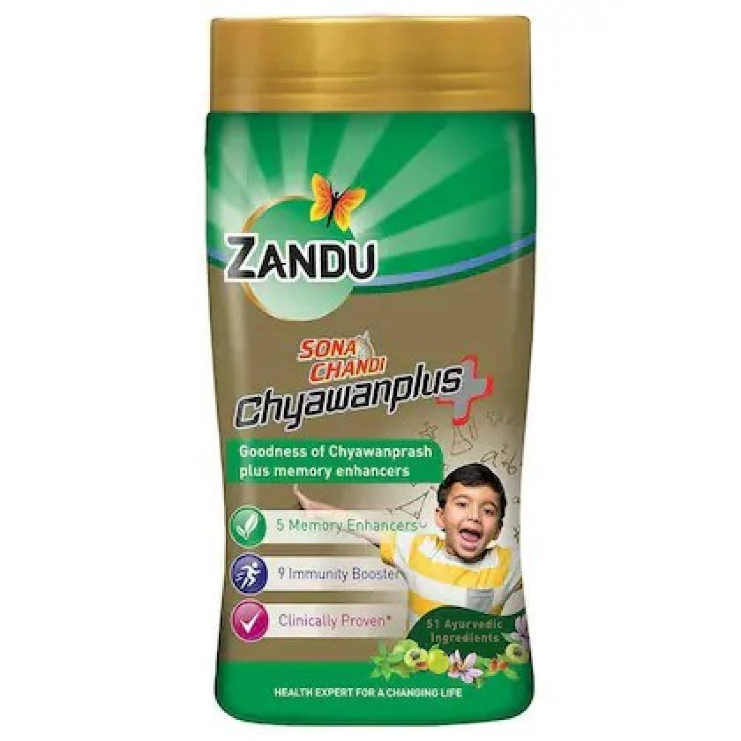 Zandu kids chyavanprash 900g bottle with front label visible