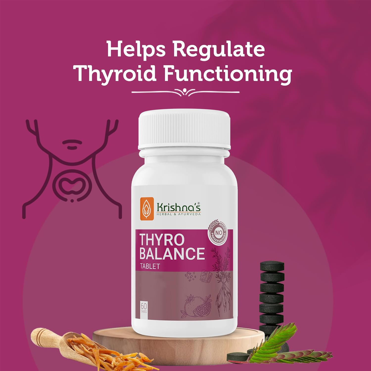 Krishna's Thyro Balance Tablets – view 2