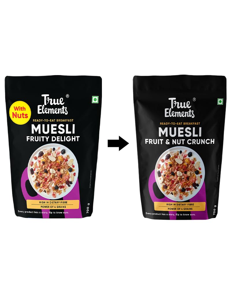 True Elements Fruit & Nut Crunch Muesli 700g – view 3