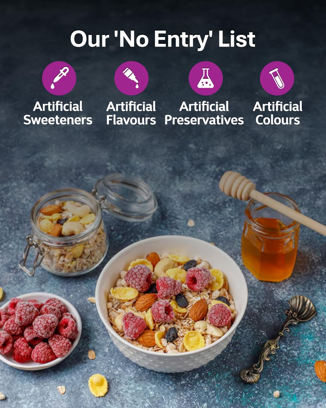 True Elements Fruit & Nut Crunch Muesli 700g – view 6