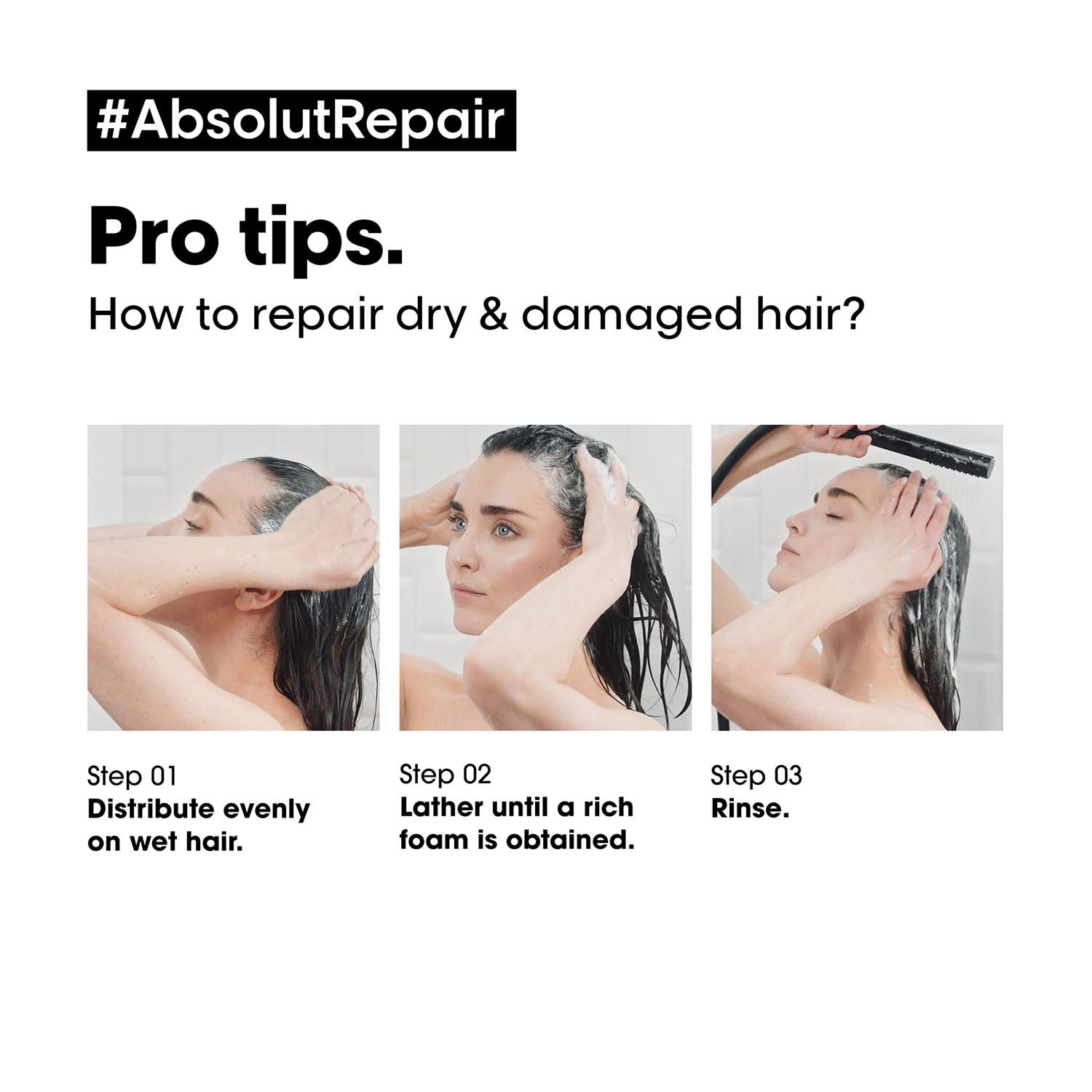 L'OREAL PROFESSIONNEL PARIS Absolut Repair Shampoo For Damaged & Weakend Hair, 300ML – view 6