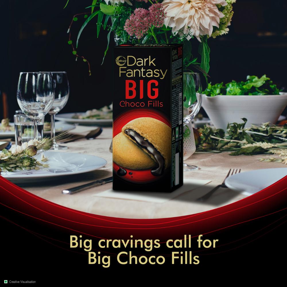 Sunfeast Dark Fantasy Big Choco Filled Cookie 150 G – view 7