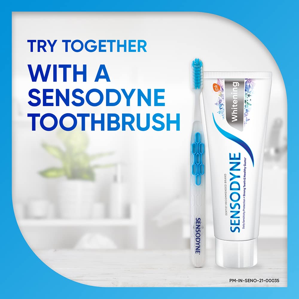 Sensodyne Toothpaste Whitening, Sensitive tooth paste to restore natural whiteness, 70 gm – view 8