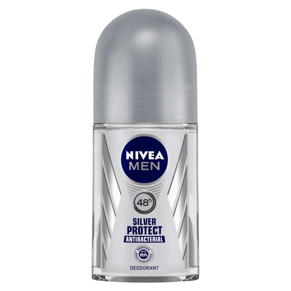 Nivea Deodorant Roll On for Men, Deep Impact Freshness, 50ml and Deodorant Roll On for Men, Silver Protect, 50ml – view 6