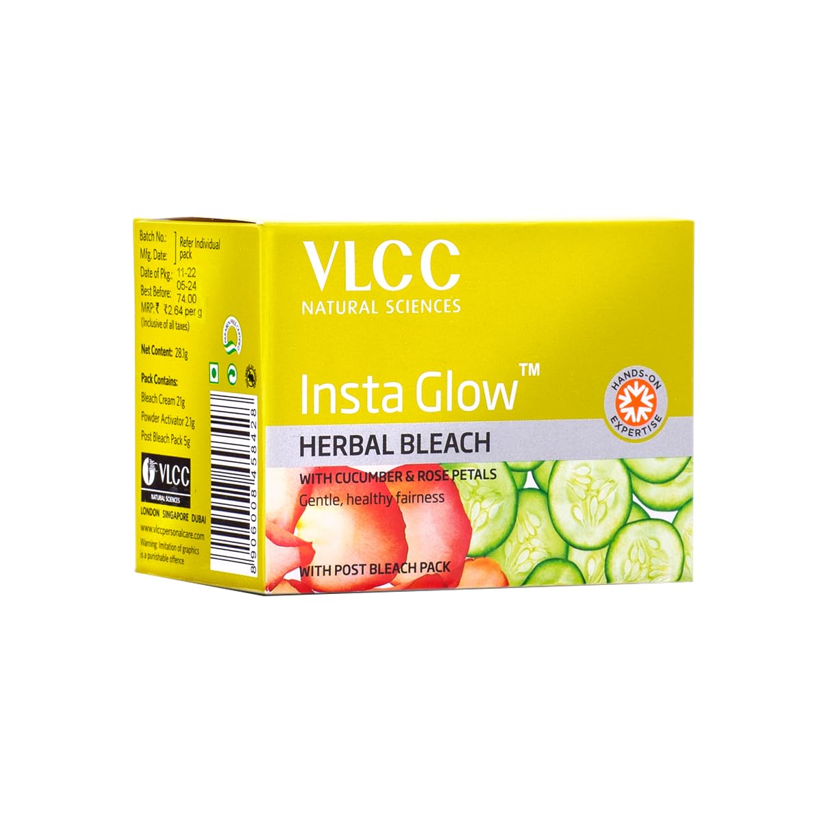 VLCC Natural Sciences Insta Glow Herbal Bleach, 27g – view 1