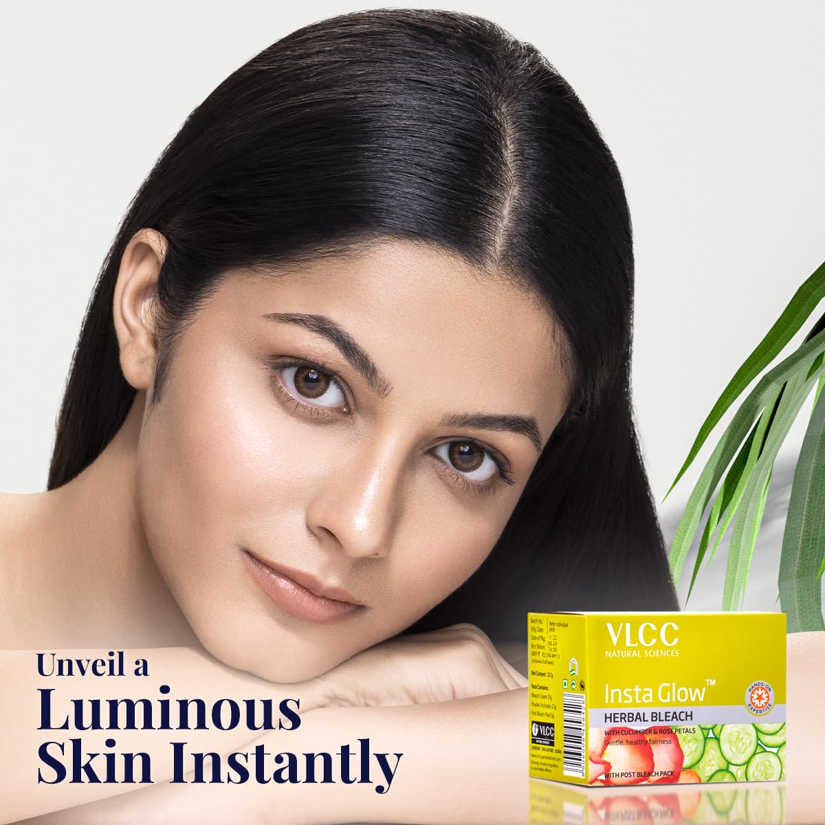 VLCC Natural Sciences Insta Glow Herbal Bleach, 27g – view 3