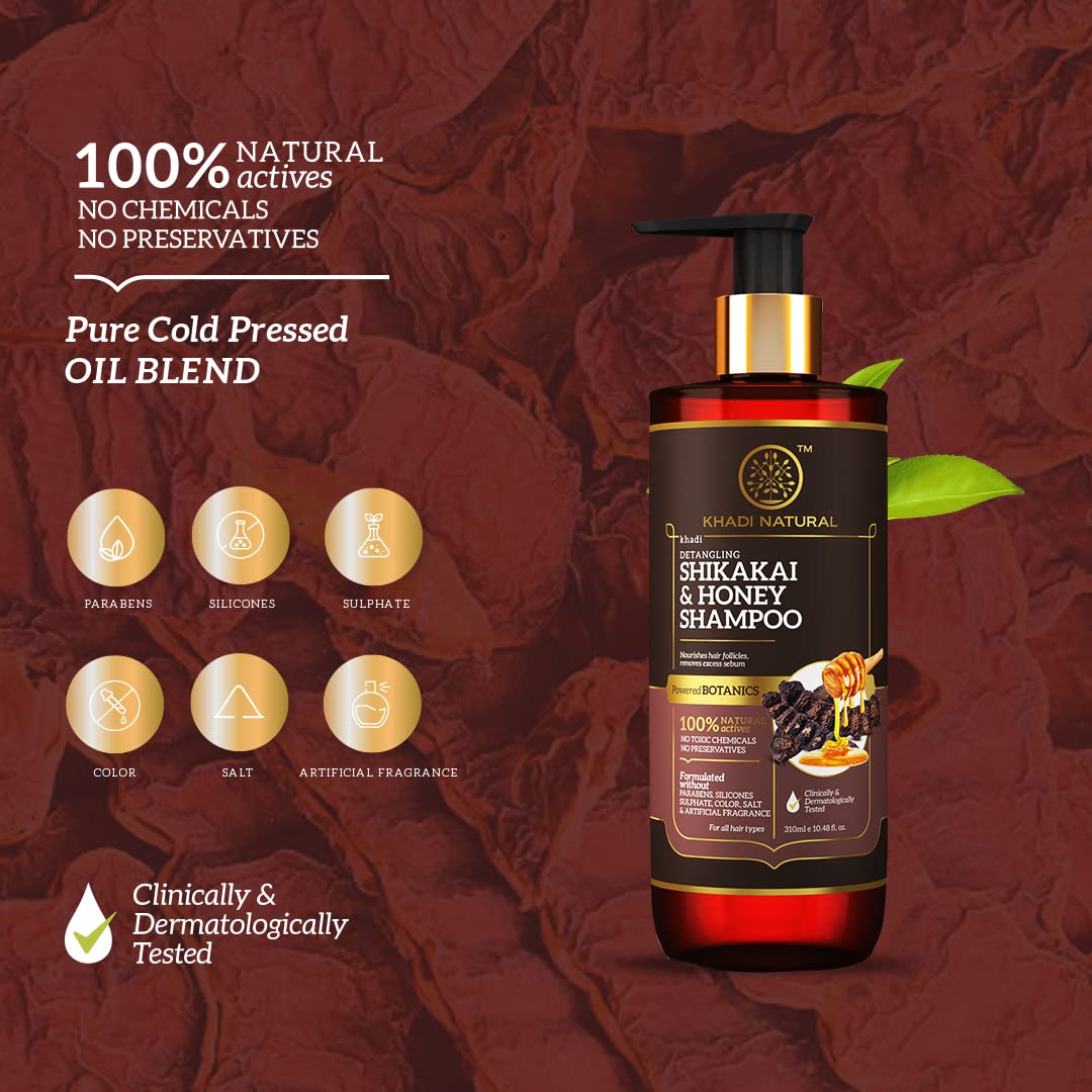 Khadi Natural Shikakai & Honey Shampoo – view 3