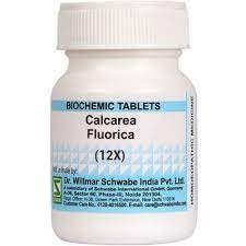 Calcarea Fluorica 12X tablets by Dr. Willmar Schwabe India, pack of 3