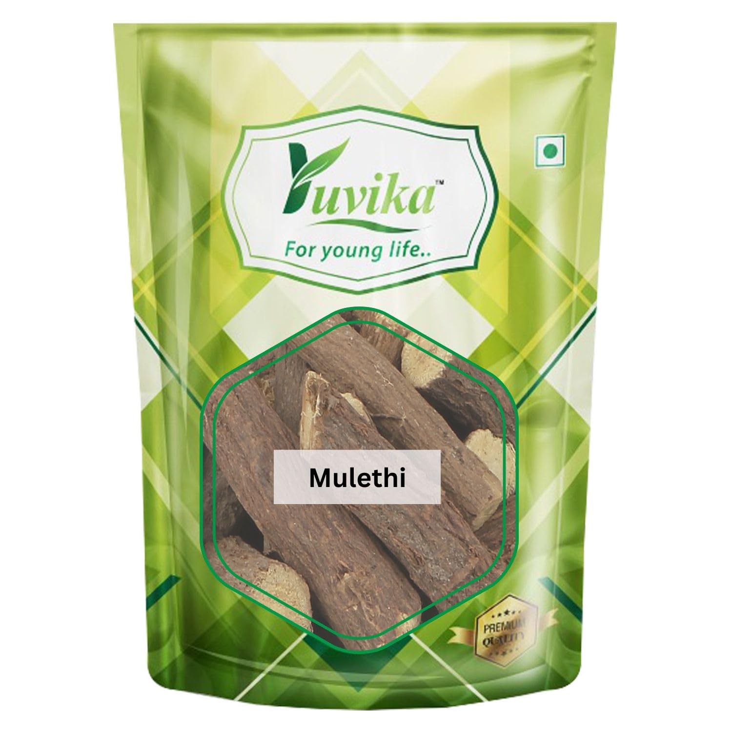 Pack of Yuvika mulethi licorice root sticks, 100 g