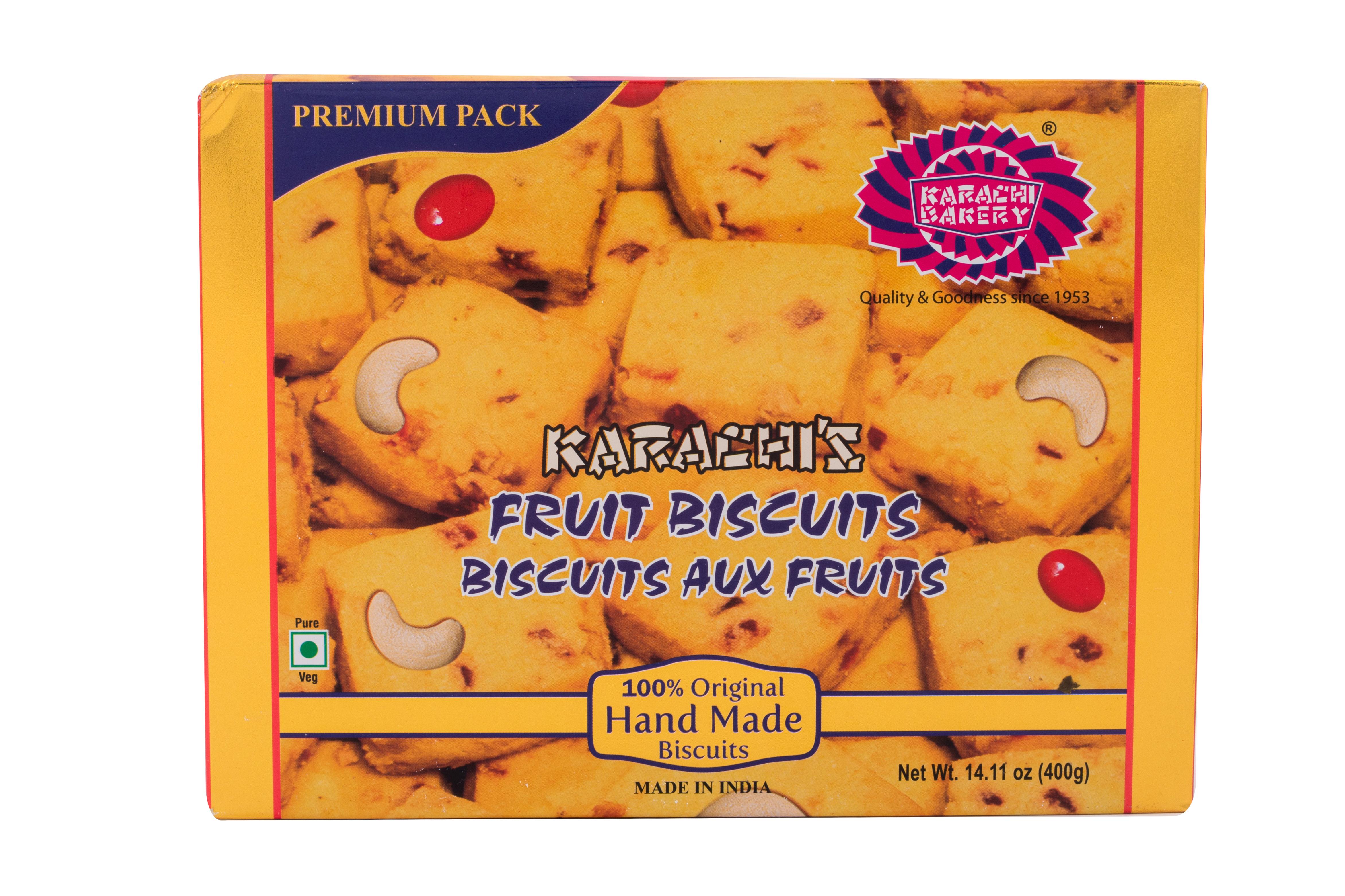 Karachi Bakery Premium Fruit Biscuit 400 Grams ( Pack Of 2 )