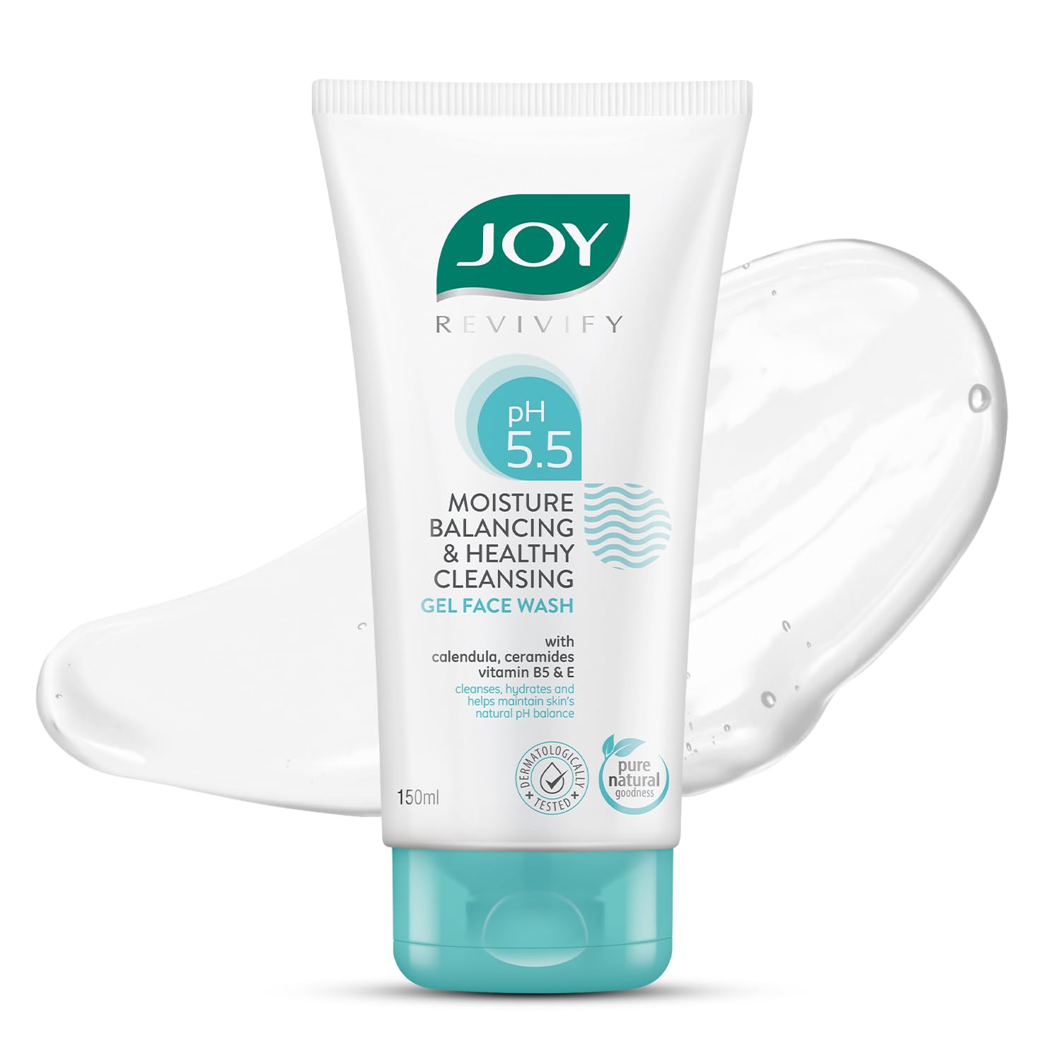 Joy ceramide and calendula gel face wash tube 150 ml
