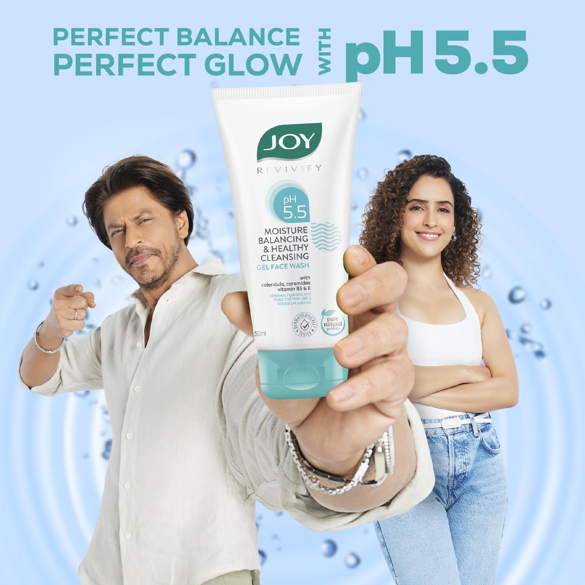 Joy pH 5.5 Hydrating Gel Winter Face Wash with Ceramides 150ml – view 2