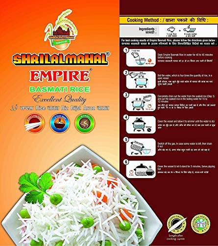 SHRILALMAHAL Empire Basmati Rice (Most Premium) (5 Kg) – view 6