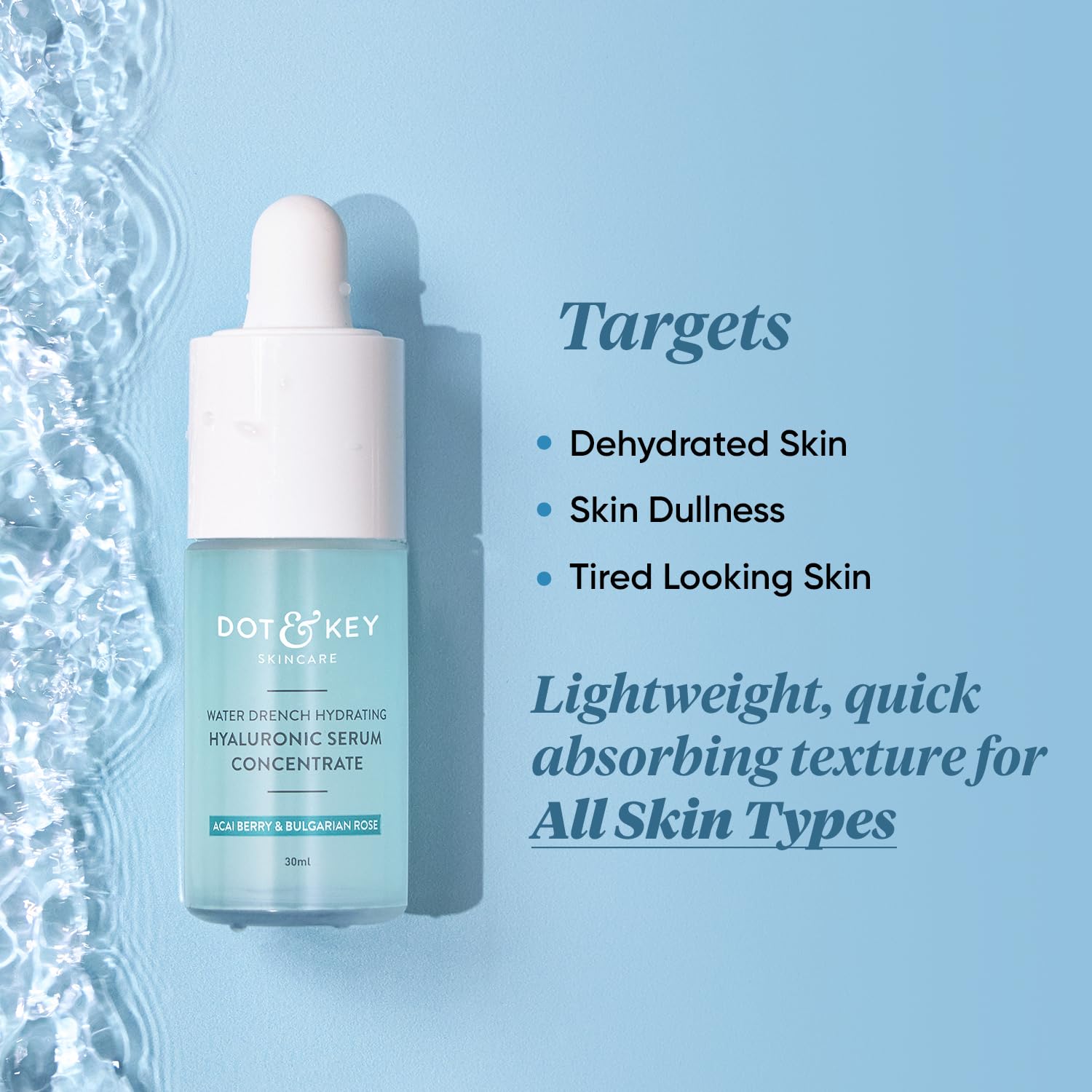 Dot & Key Hydrating Hyaluronic Acid Serum With Vitamin C + E – view 3