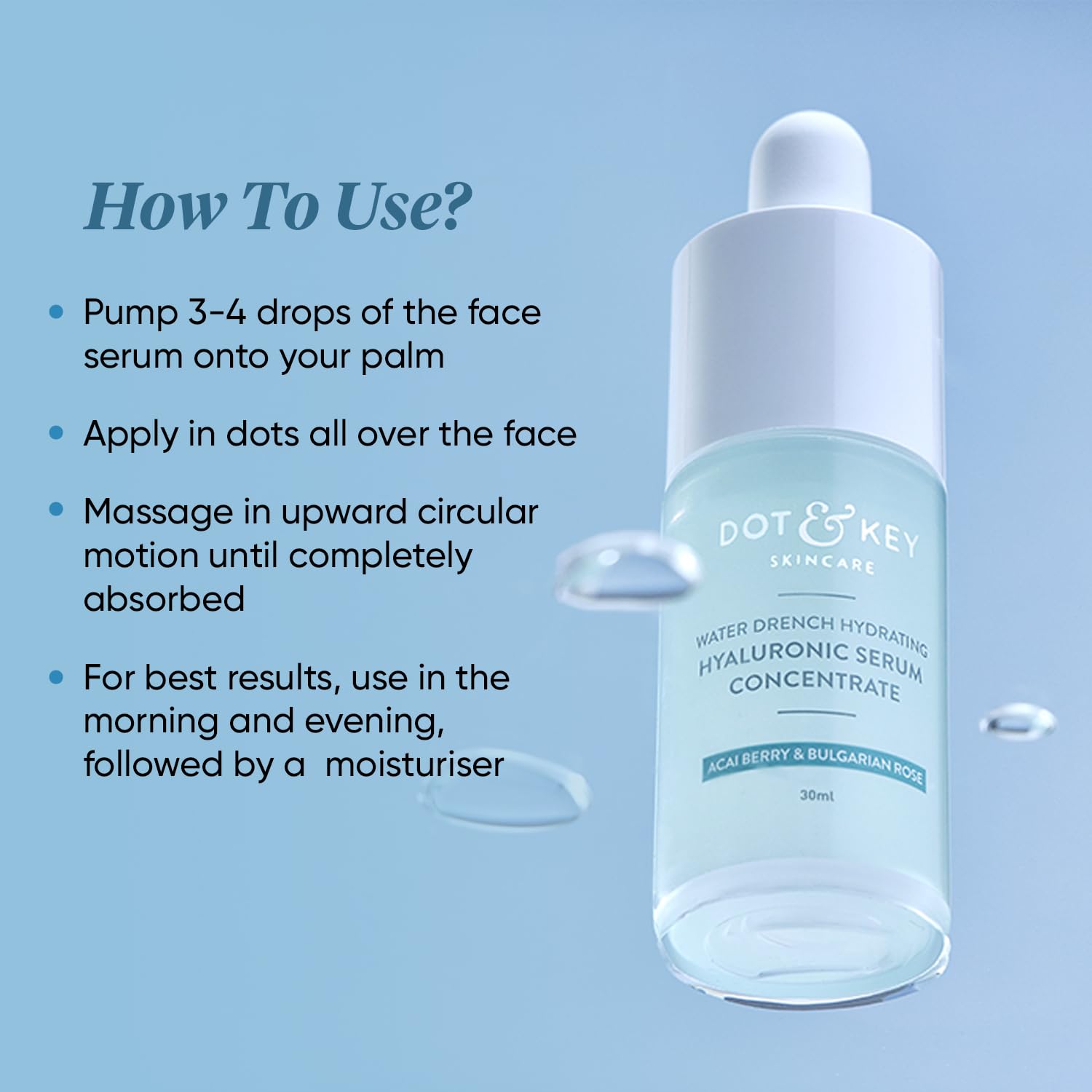 Dot & Key Hydrating Hyaluronic Acid Serum With Vitamin C + E – view 5