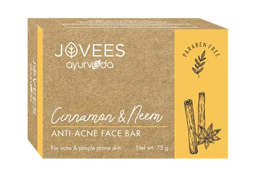 Jovees Herbal Orange Peel & Honey Soap 100 g, Basil Turmeric Anti Bacterial 100 g, Cinnamon & Neem Anti Acne Face Bar 75 g, Shea Butter & Aloe Vera Hydrating 100 g Soap Combo 4 – view 3