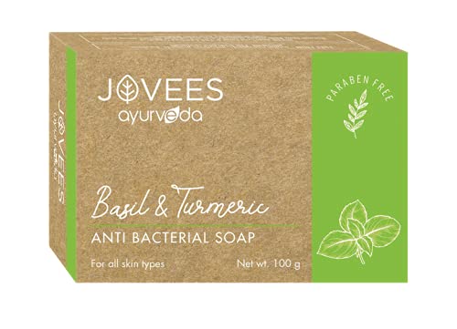 Jovees Herbal Orange Peel & Honey Soap 100 g, Basil Turmeric Anti Bacterial 100 g, Cinnamon & Neem Anti Acne Face Bar 75 g, Shea Butter & Aloe Vera Hydrating 100 g Soap Combo 4 – view 4