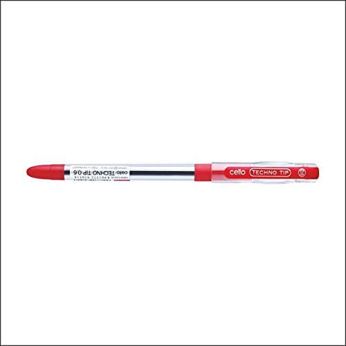 Cello Technotip Ball Pen - Pack of 10 (Red) – view 3