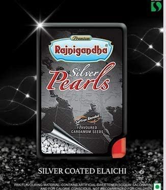 Pack of five Rajnigandha Silver Pearls mint mouth freshener