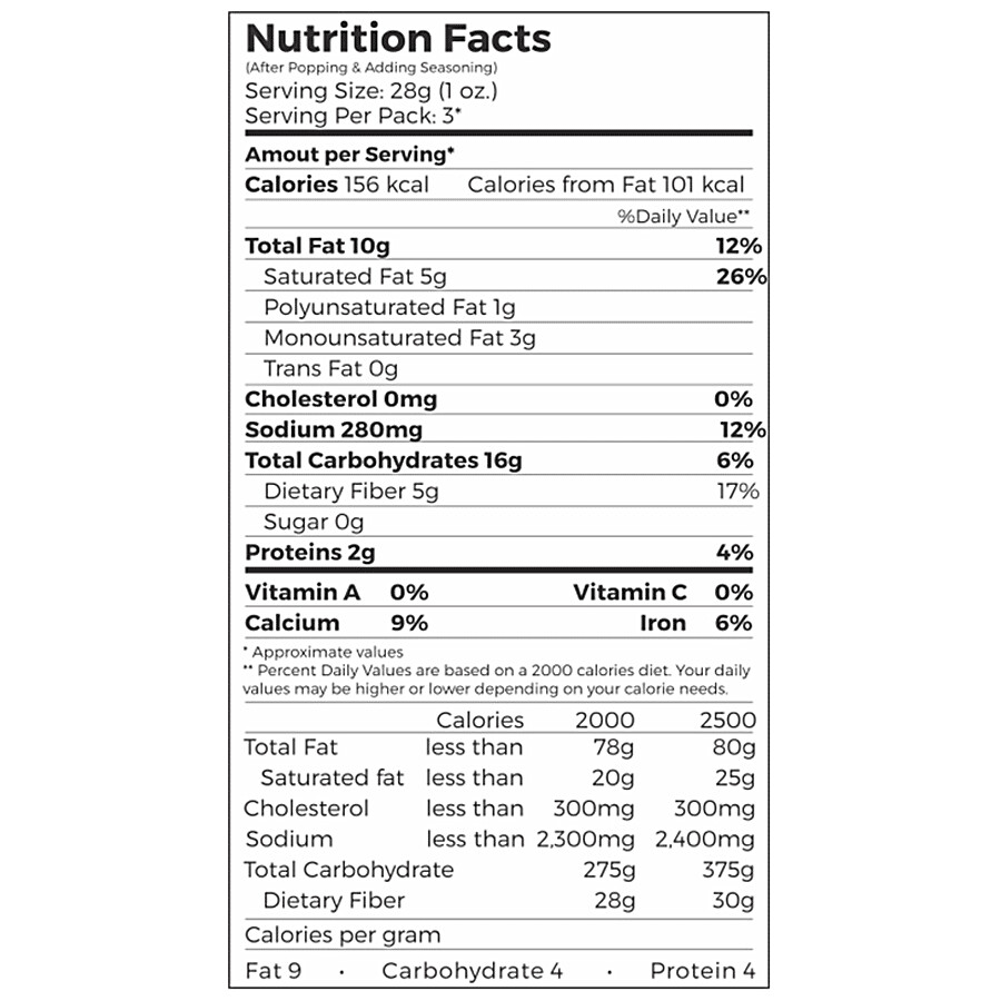 4700BC Microwave Popcorn - Barbeque 92 g – view 5