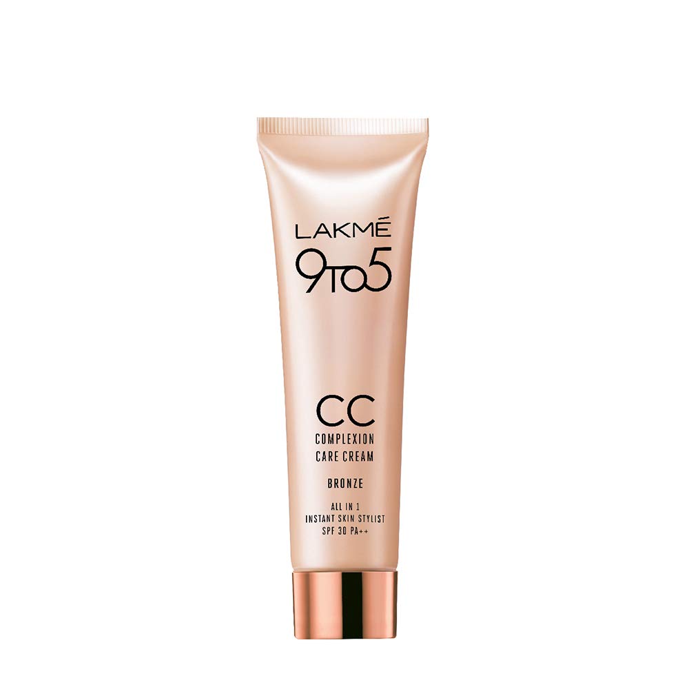 Lakme Bronze CC Cream tube with SPF 30 PA++ label