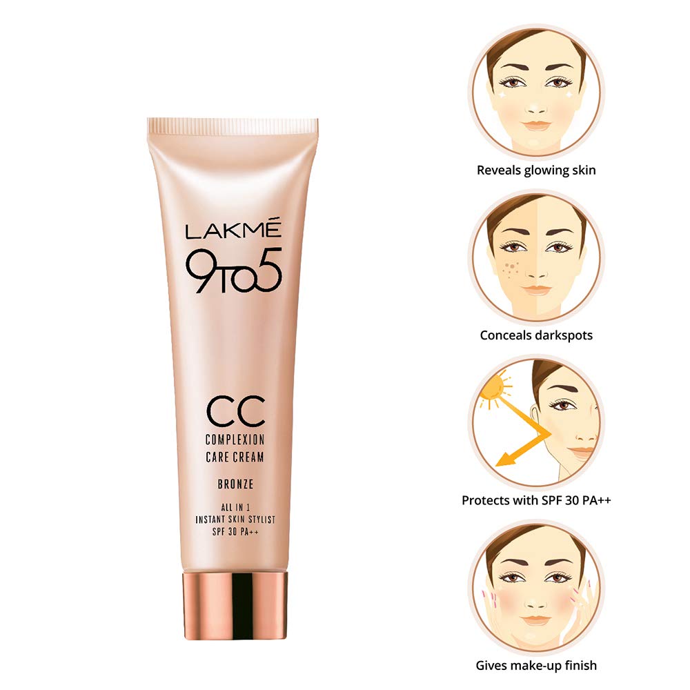 Lakme 9 to 5 Complexion Care Cream, Bronze 9 g – view 3