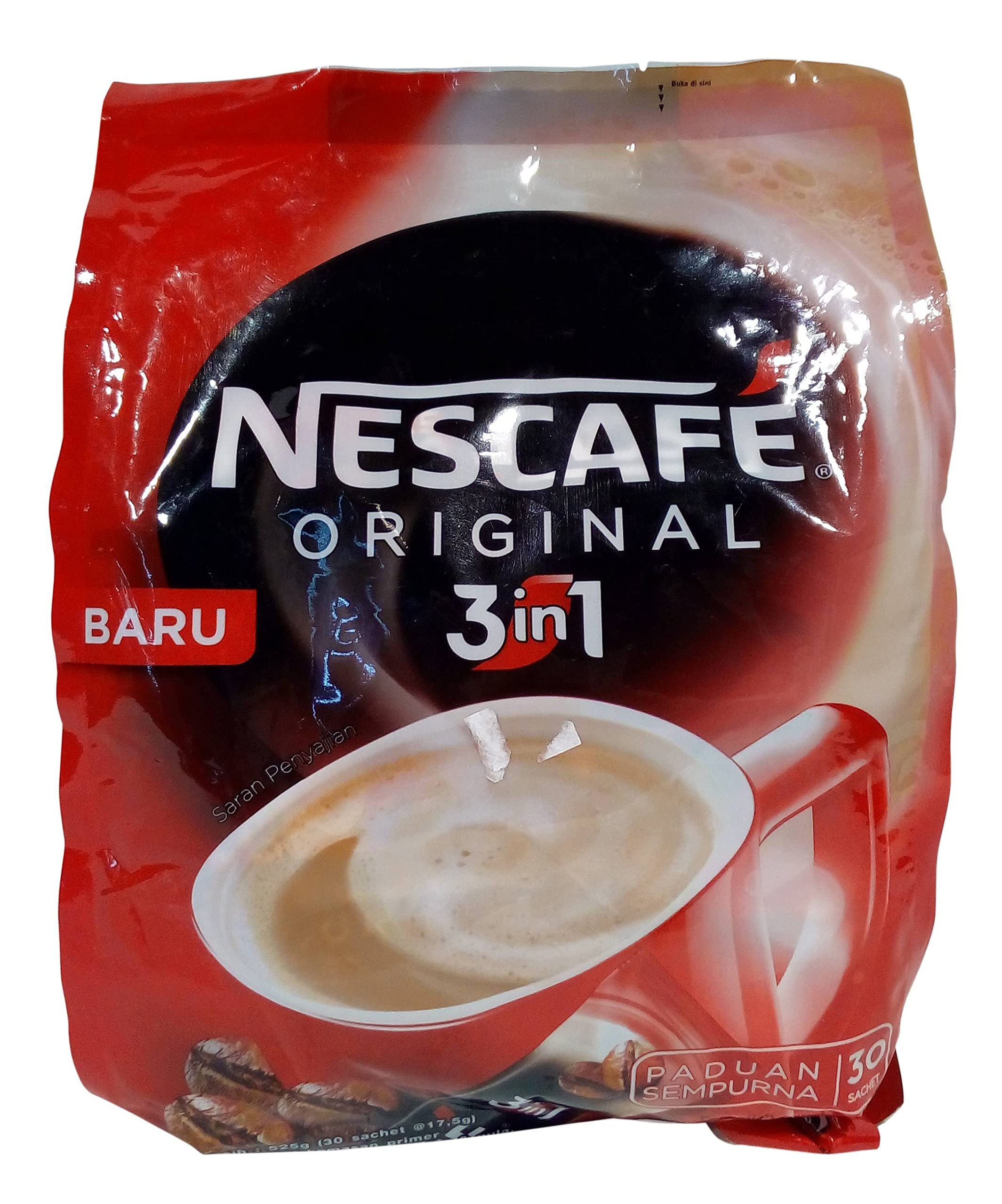 Nescafe Original coffee mix 525 g pouch packaging view